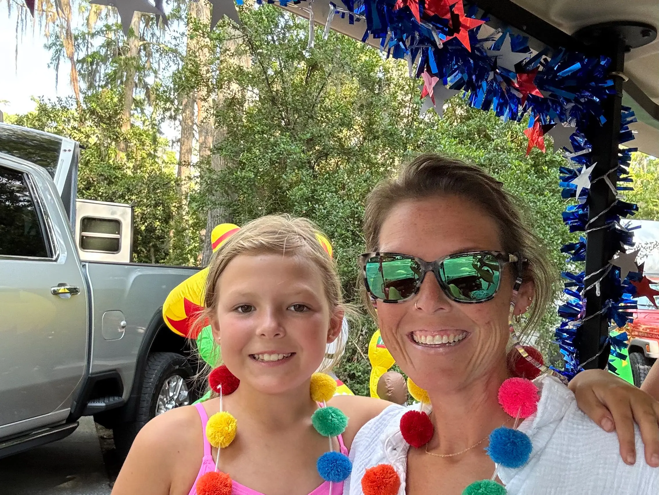 Rachel and Skylar together at Fort Wilderness campground