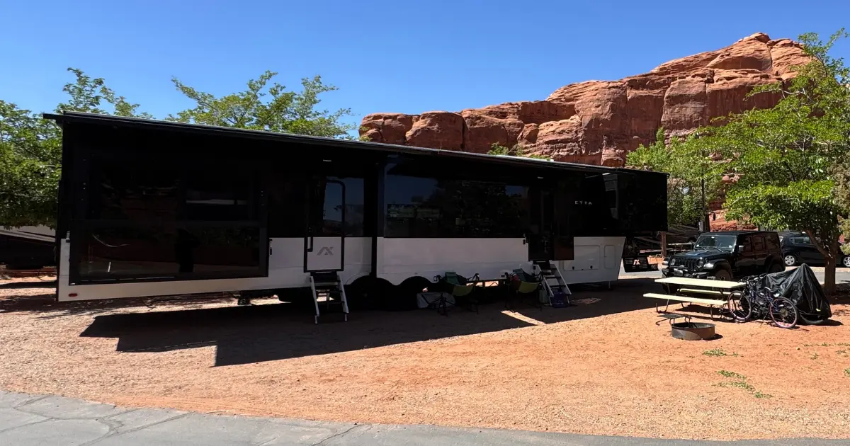 Axiom Vendetta 4250 at Gouldings Resort Campground